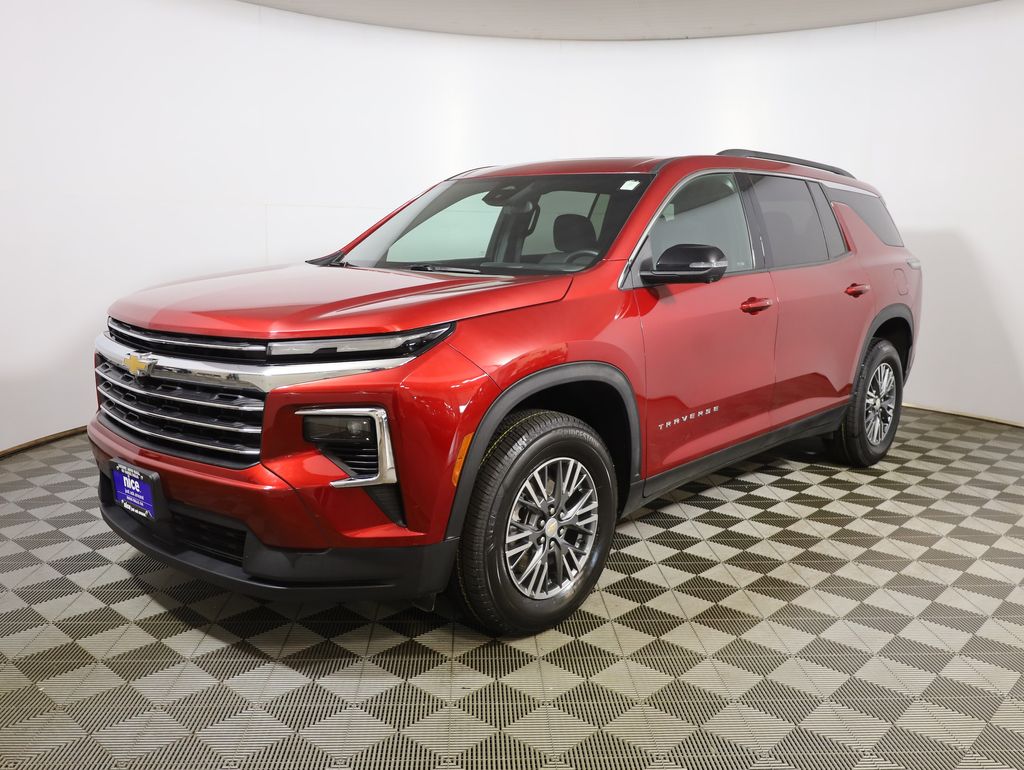 Radiant Red Tintcoat 2024 Chevrolet Traverse SUV / Crossover Four-Wheel Drive 8-Speed Automatic