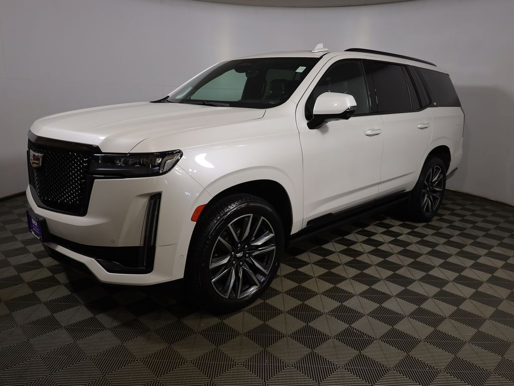 Crystal White Tricoat 2021 Cadillac Escalade SUV / Crossover Four-Wheel Drive 