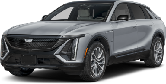 Silver Cadillac LYRIQ