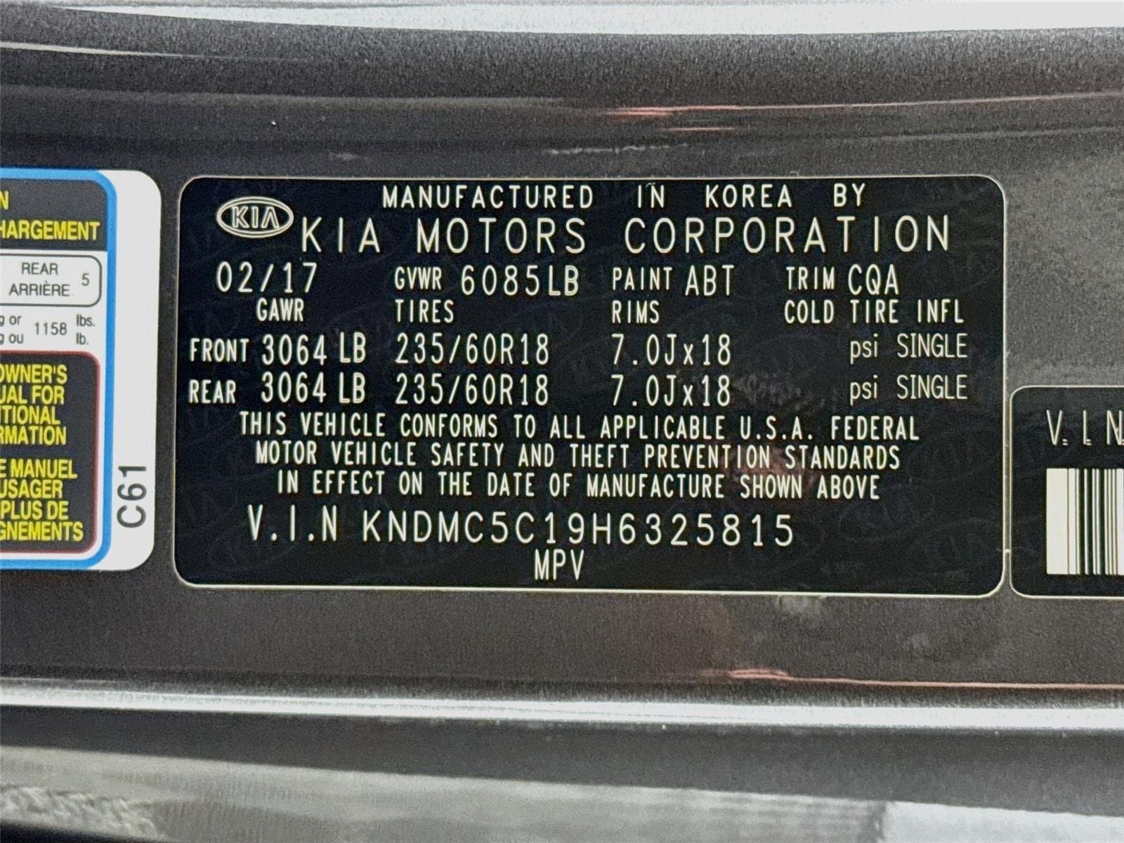 2017 Kia Sedona SX - Photo 35