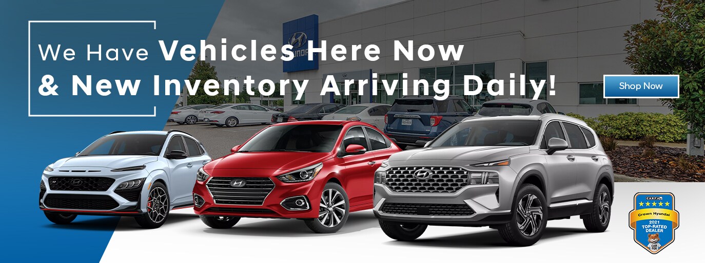 Find New & Used Vehicles at Crown Hyundai in St. Petersburg