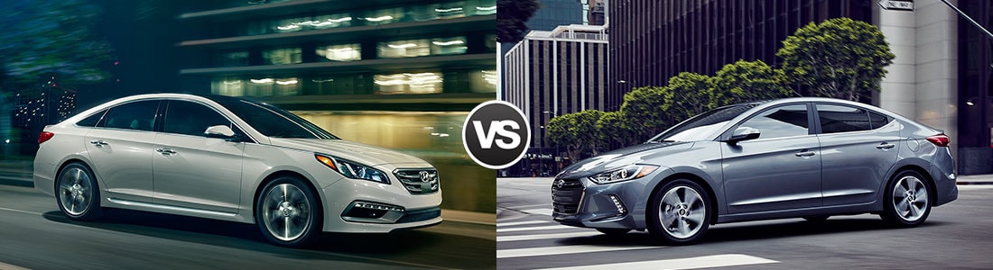 2017 Hyundai Sonata vs Hyundai Elantra