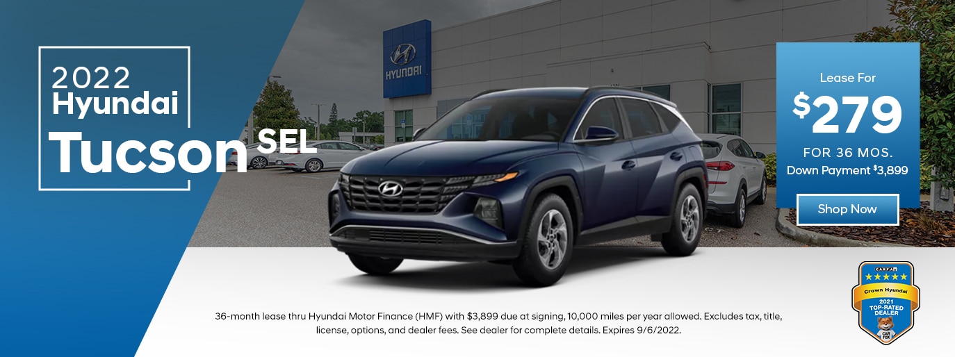 Find New & Used Vehicles at Crown Hyundai in St. Petersburg