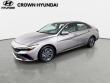 Used 2024 Hyundai Elantra Hybrid Blue Sedan