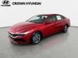 New 2026 Hyundai Elantra Hybrid Blue Sedan