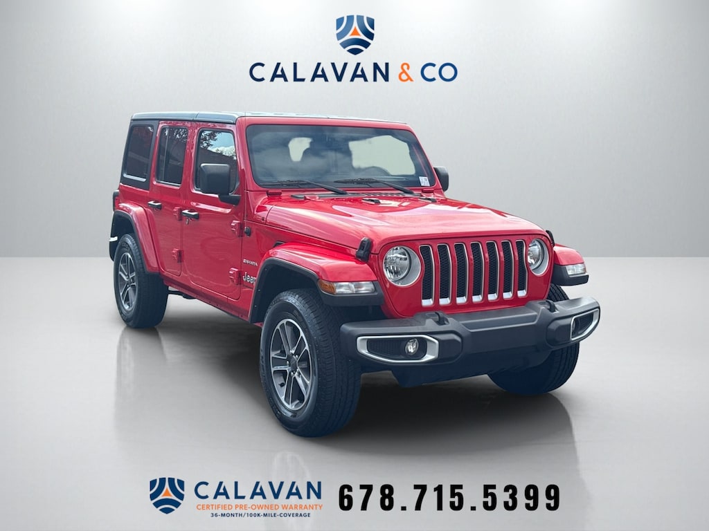 Used 2023 Jeep Wrangler 4-DOOR SAHARA 4X4 SUV