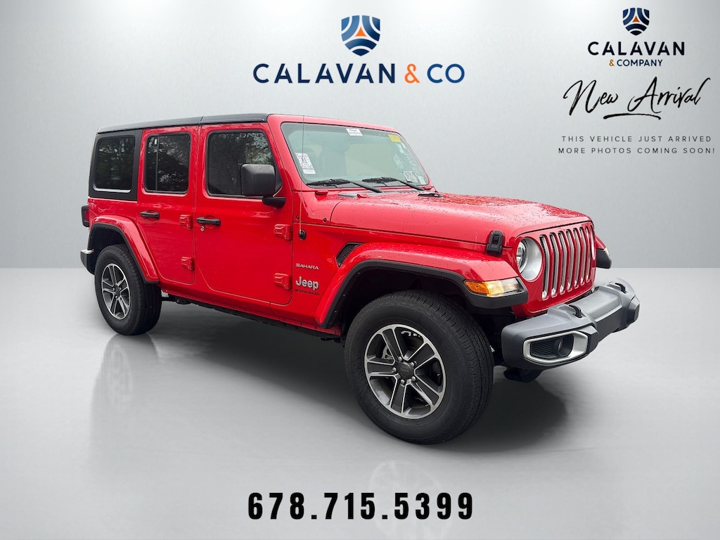 Used 2023 Jeep Wrangler 4-DOOR SAHARA 4X4 SUV