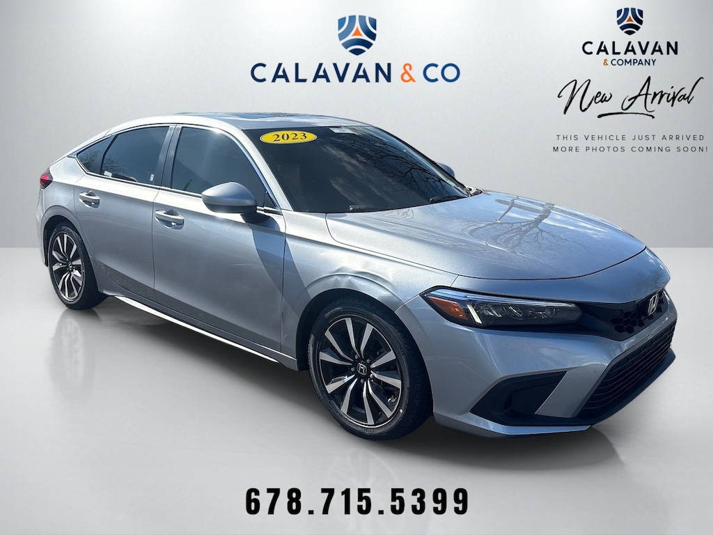 Used 2023 Honda Civic EX-L w/BSI Hatchback