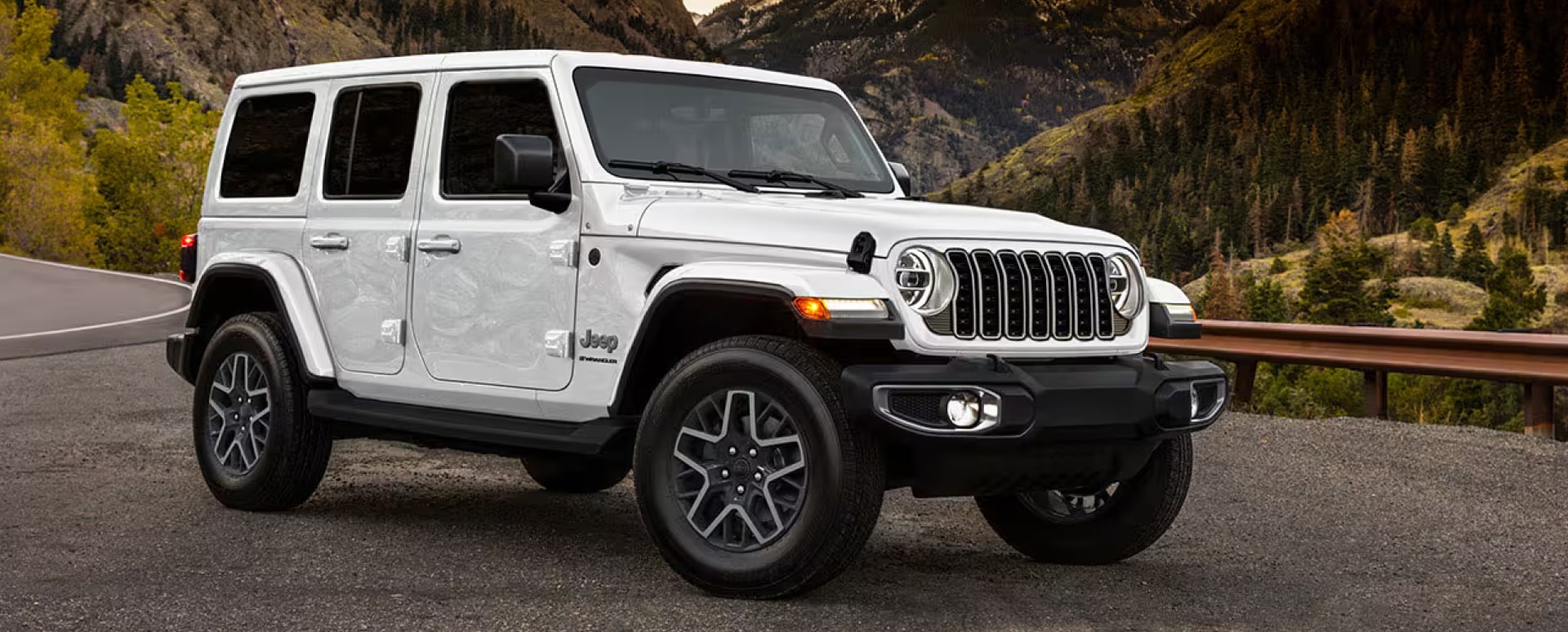 White Jeep Wrangler