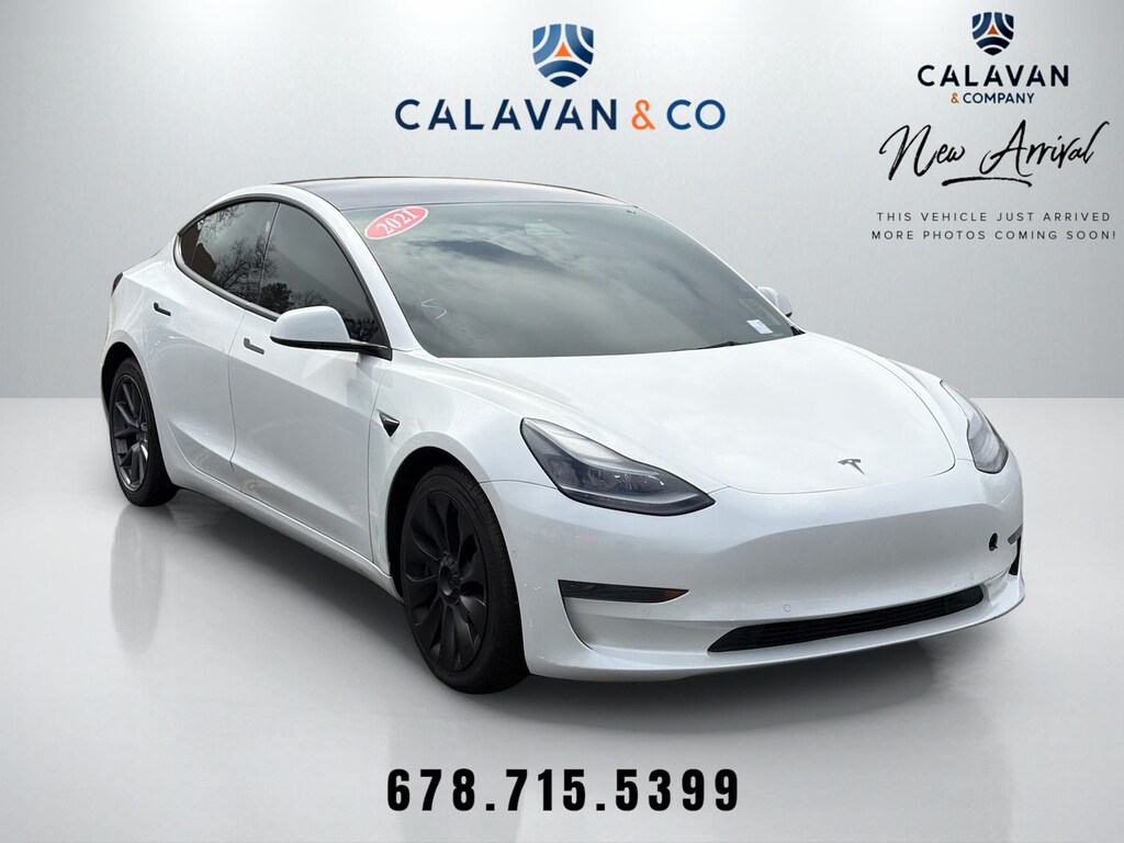 Used 2021 Tesla Model 3 Standard Range Plus Sedan