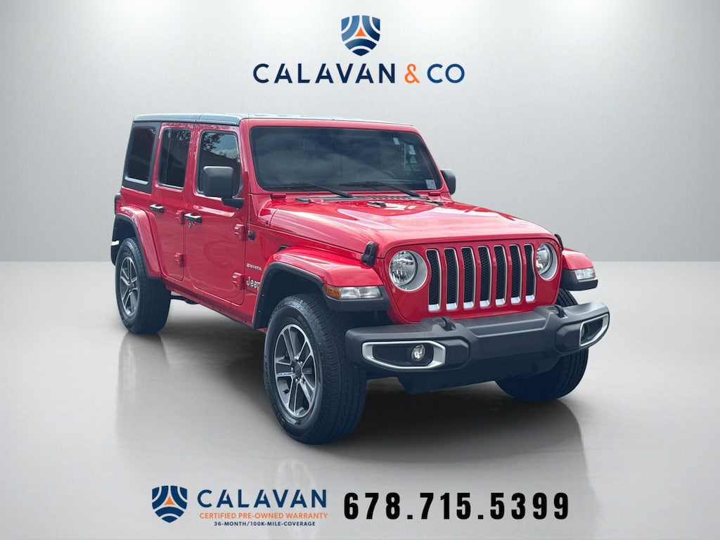Used 2023 Jeep Wrangler 4-DOOR SAHARA 4X4 SUV