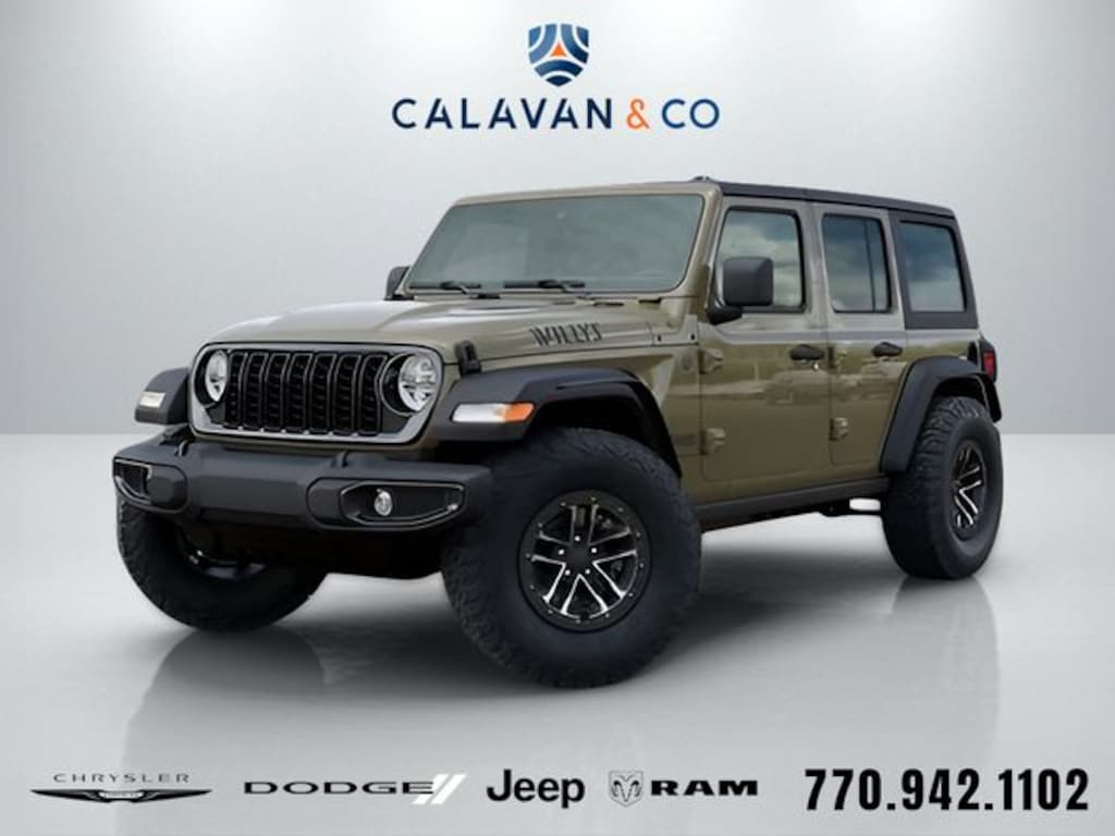 New 2026 Jeep Wrangler 4-DOOR WILLYS Sport Utility