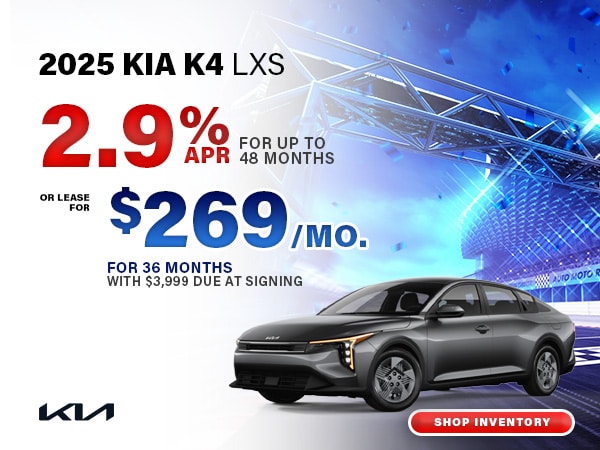 New 2025 Kia K4 LXS