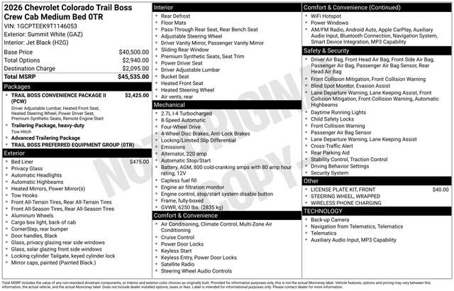 2026 Chevrolet Colorado Trail Boss - Photo 20