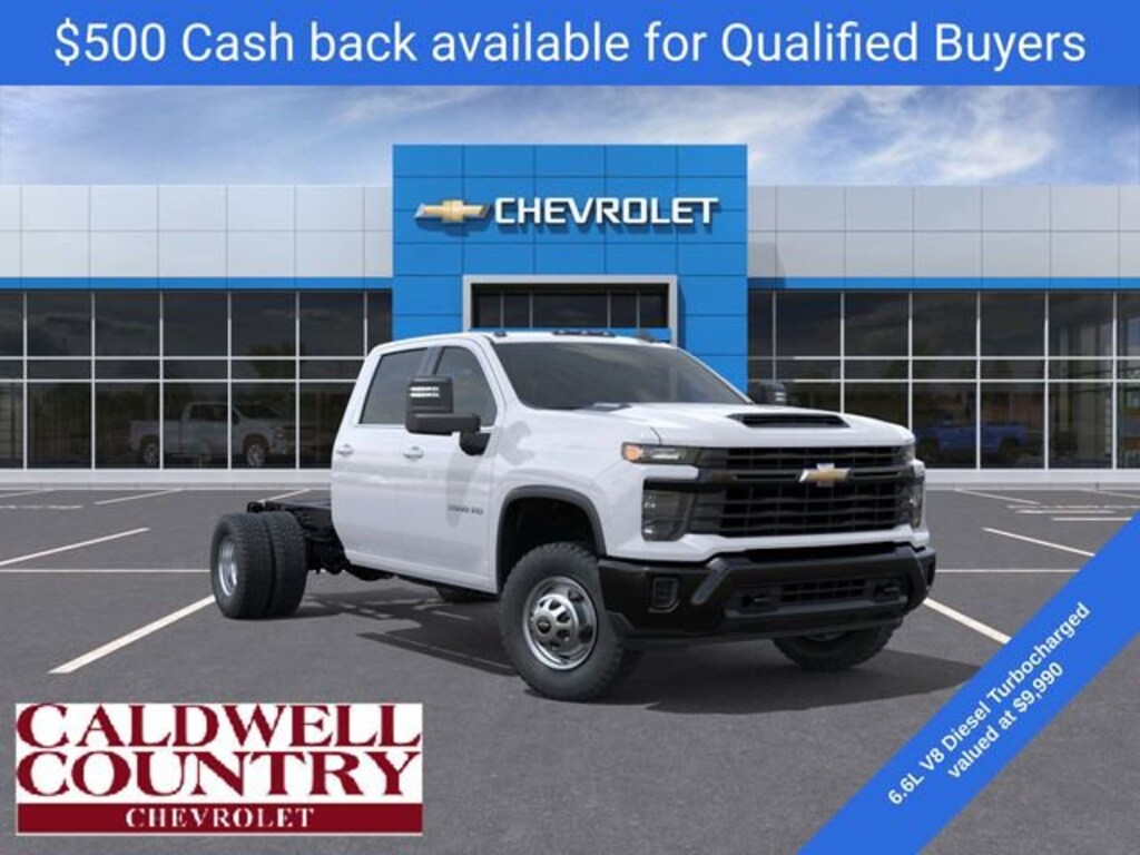 New 2025 Chevrolet Silverado 3500 HD Chassis Cab Work Truck Truck
