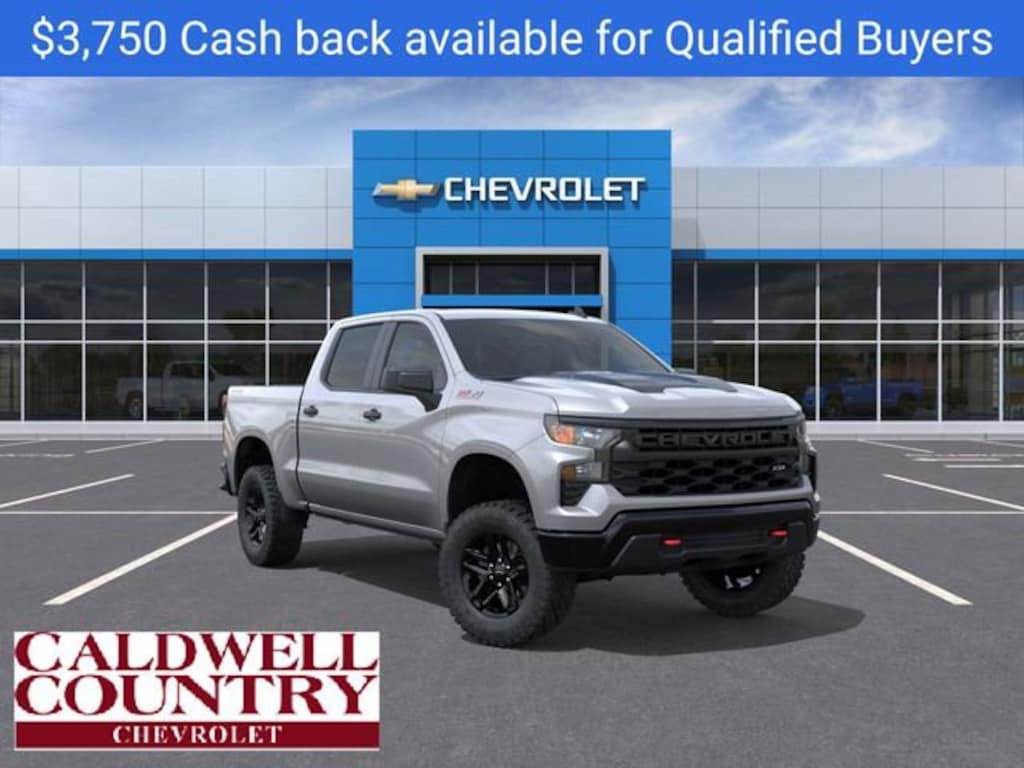 New 2026 Chevrolet Silverado 1500 Custom Trail Boss Truck