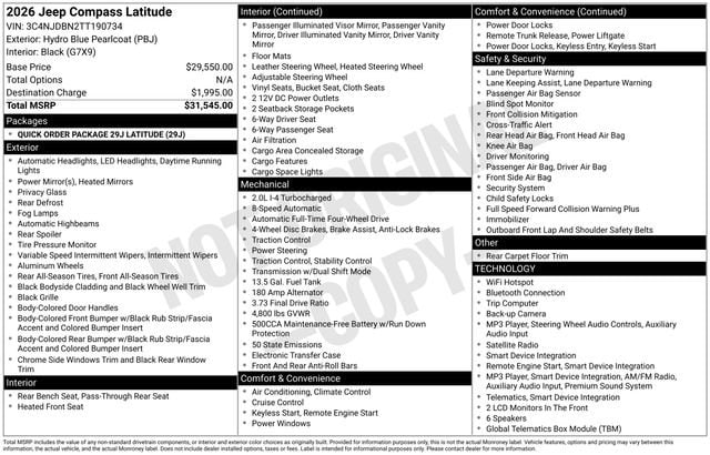 2026 Jeep Compass Latitude - Photo 30