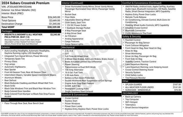 2024 Subaru Crosstrek Premium - Photo 29