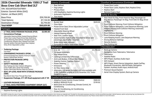2026 Chevrolet Silverado 1500 LT Trail Boss - Photo 21