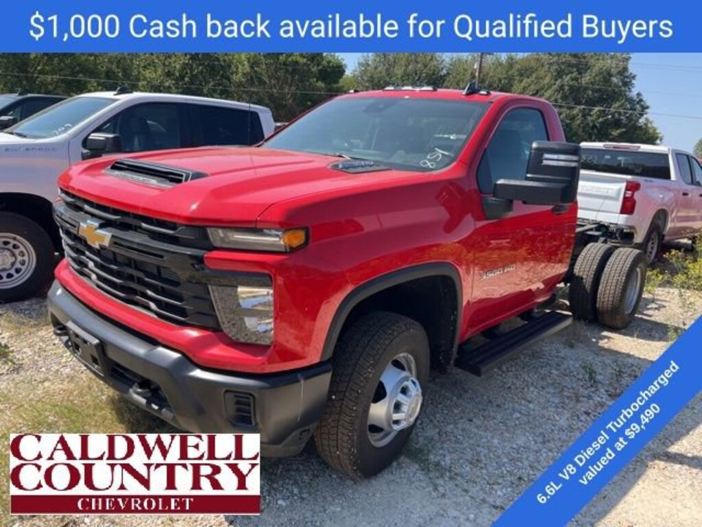 New 2024 Chevrolet Silverado 3500 HD Chassis Cab Work Truck Truck