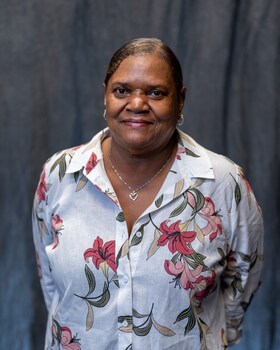 Staff member Sylvia Farr from ed2f537164b2