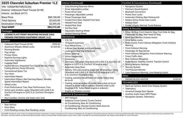 2025 Chevrolet Suburban Premier - Photo 26