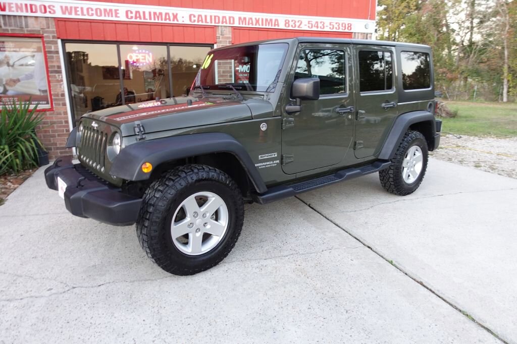 Used 2016 Jeep Wrangler JK Unlimited Sport 4X4 SUV