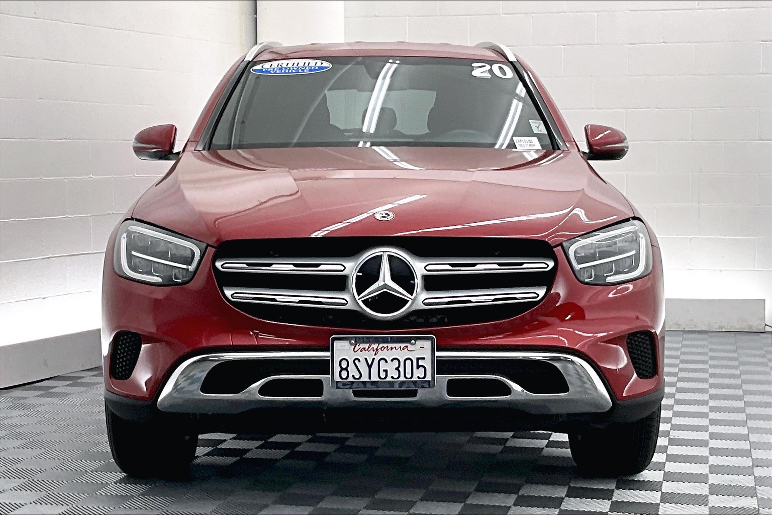 Certified 2020 Mercedes-Benz GLC GLC300 with VIN W1N0G8EBXLF855612 for sale in Glendale, CA