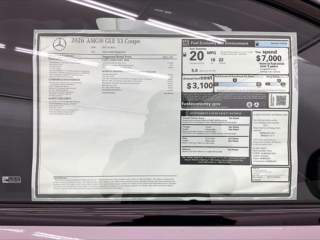 2026 Mercedes-Benz AMG GLE 53 4MATIC — photo 1 of 17