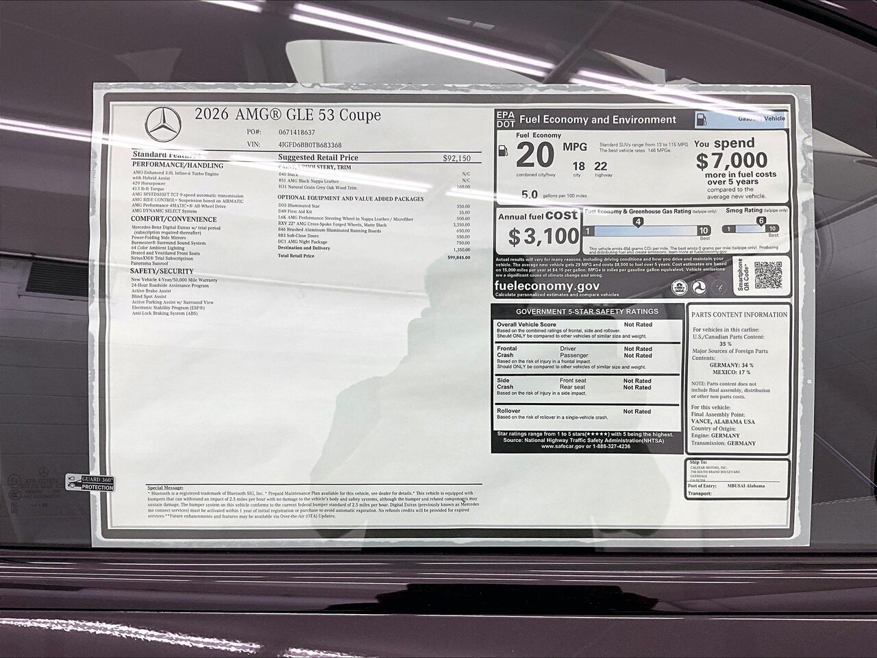 2026 Mercedes-Benz AMG GLE 53 4MATIC — photo 1 of 17