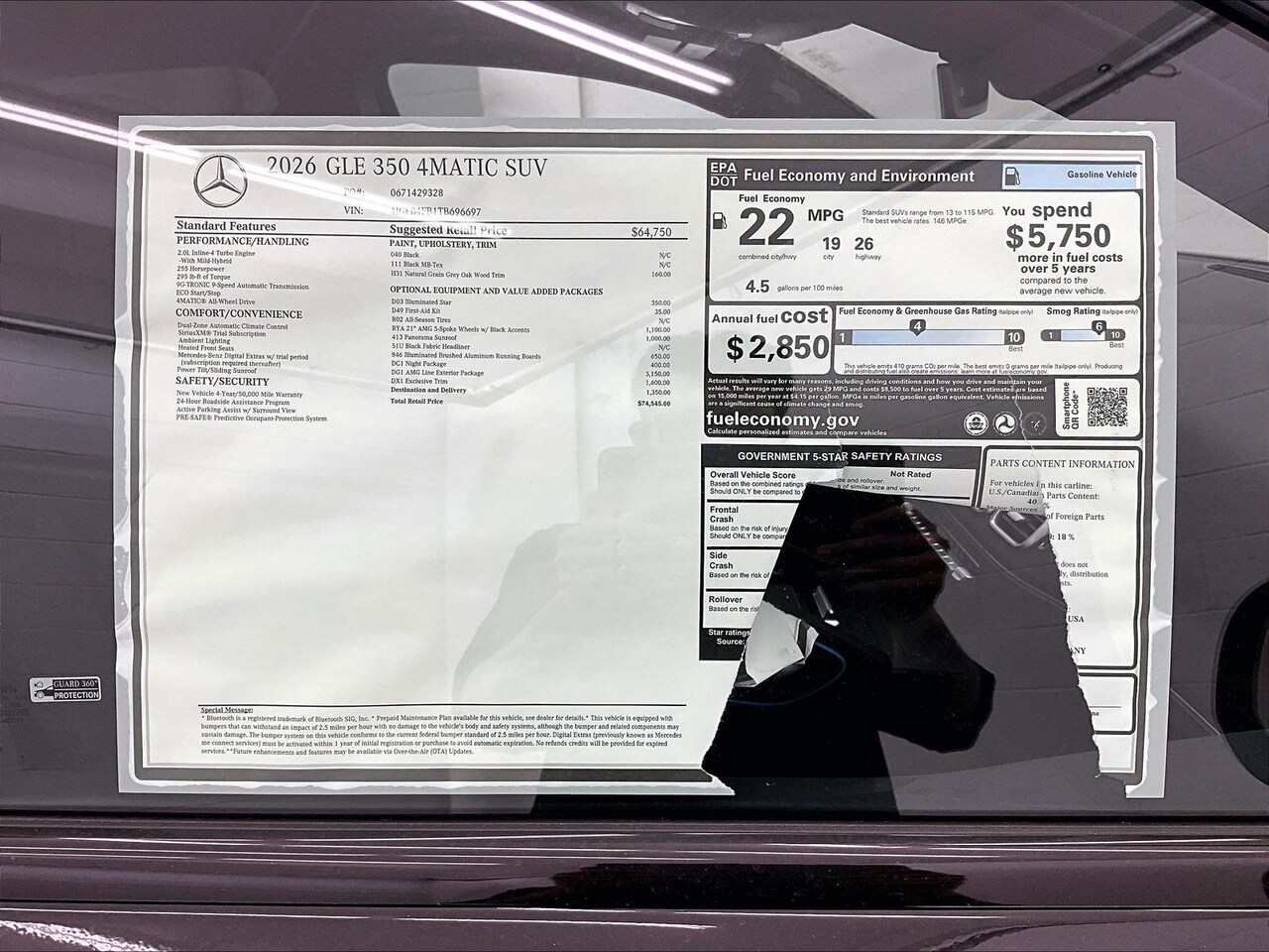 2026 Mercedes-Benz GLE 350 4MATIC — photo 1 of 17