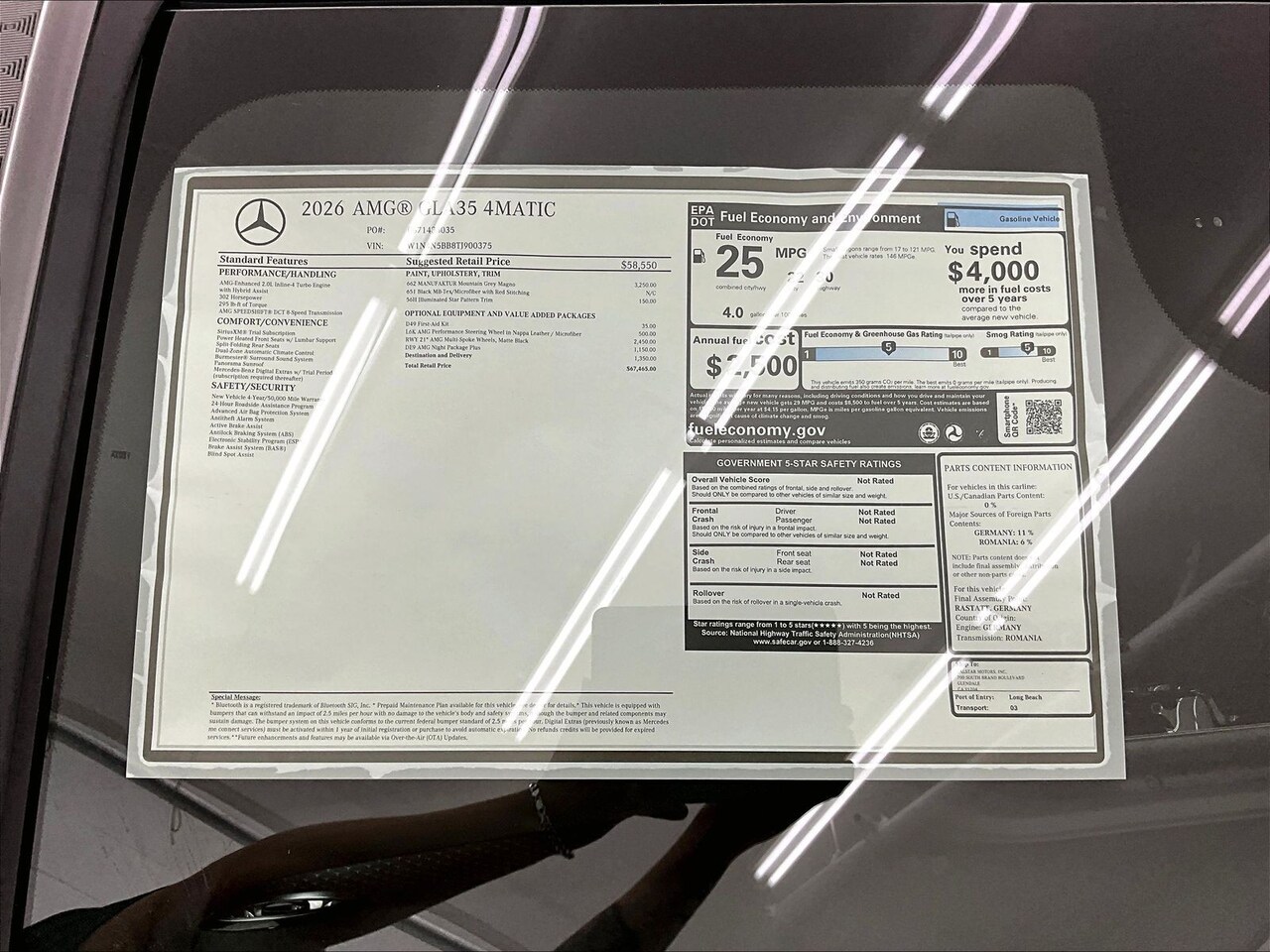 2026 Mercedes-Benz AMG GLA 35 4MATIC — photo 1 of 17