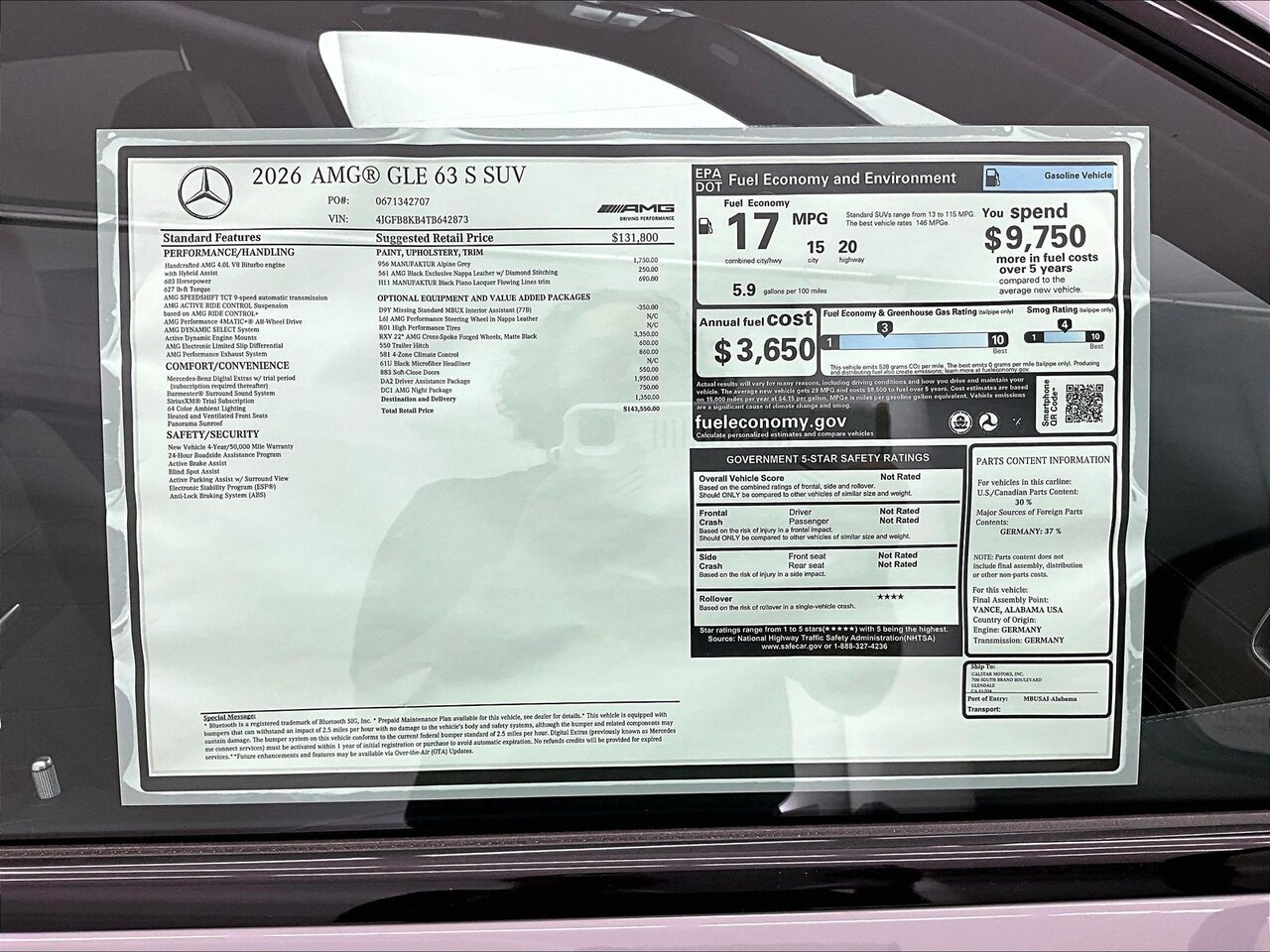 2026 Mercedes-Benz AMG GLE 63 S — photo 1 of 17