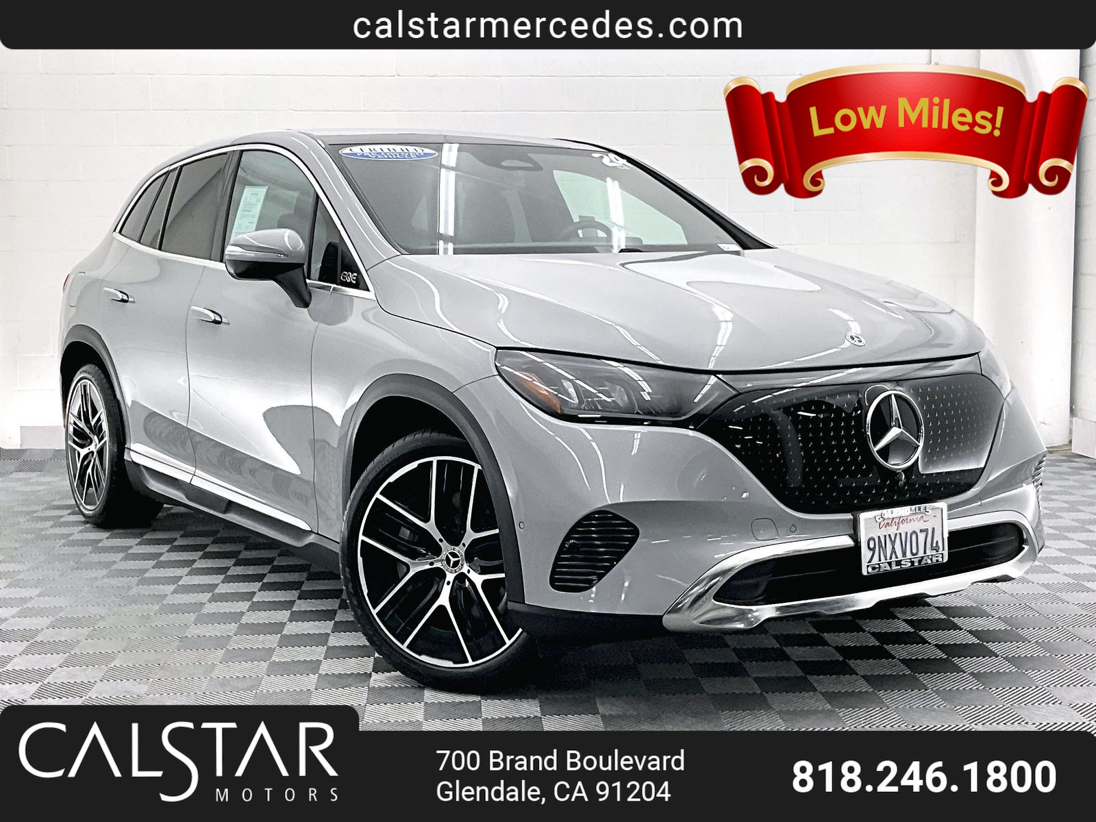 Certified 2024 Mercedes-Benz EQE SUV Base with VIN 4JGGM1CB7RA053660 for sale in Glendale, CA