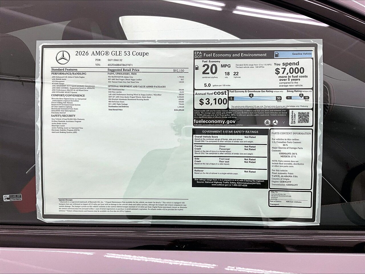 2026 Mercedes-Benz AMG GLE 53 4MATIC — photo 1 of 17
