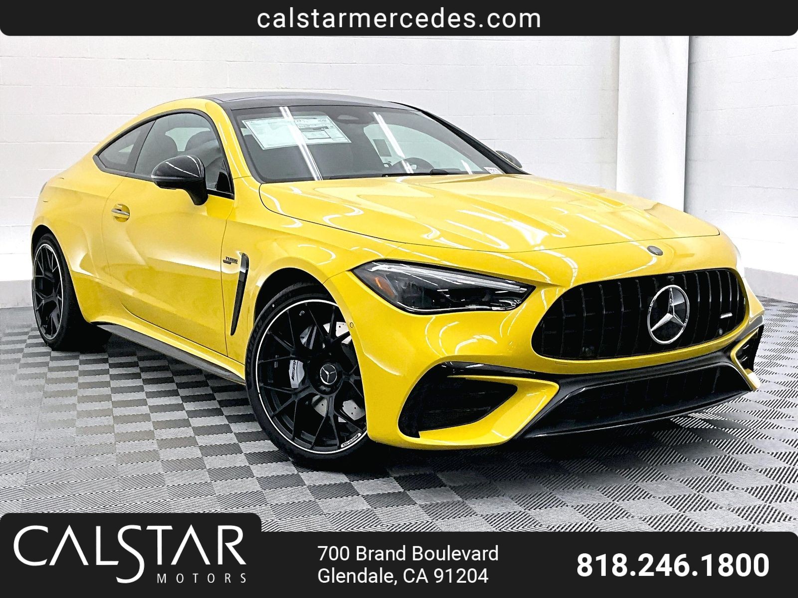 Sun Yellow 2027 Mercedes-Benz CLE Coupe All-Wheel Drive 9-Speed Automatic Overdrive