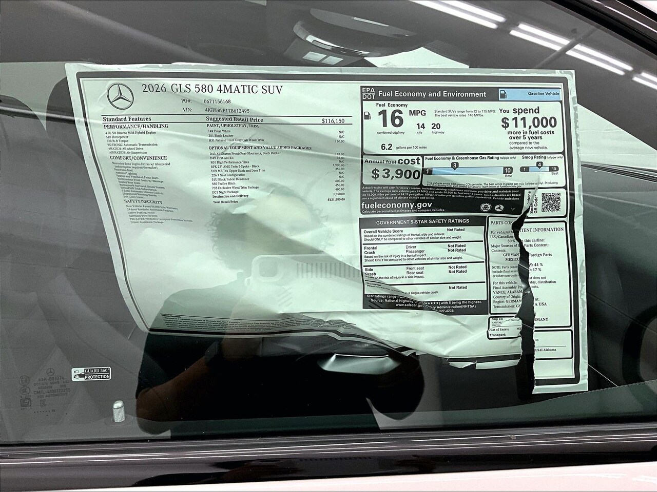 2026 Mercedes-Benz GLS 580 4MATIC — photo 1 of 16