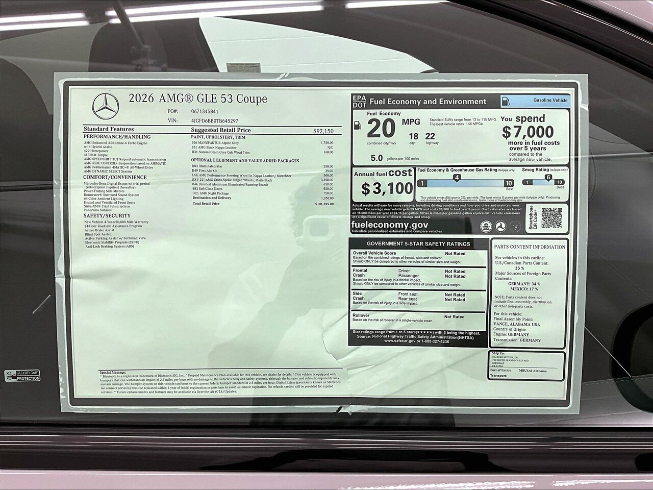 2026 Mercedes-Benz AMG GLE 53 4MATIC — photo 1 of 16