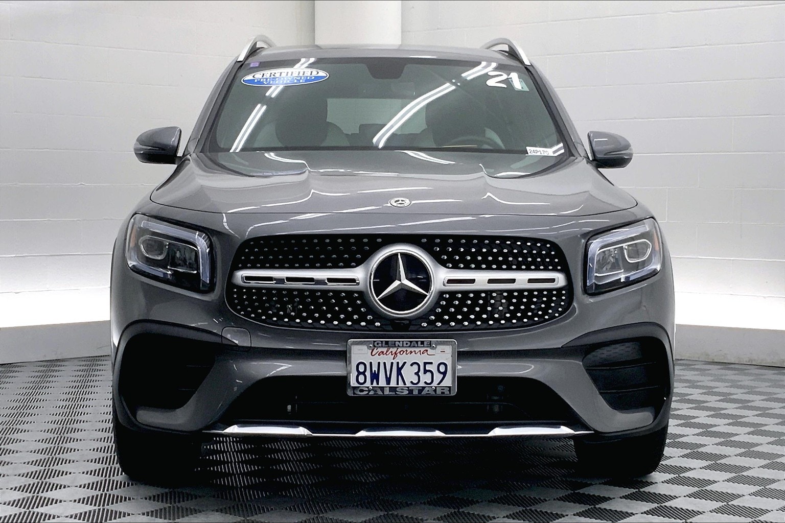 Certified 2021 Mercedes-Benz GLB Base with VIN W1N4M4GB5MW109165 for sale in Glendale, CA