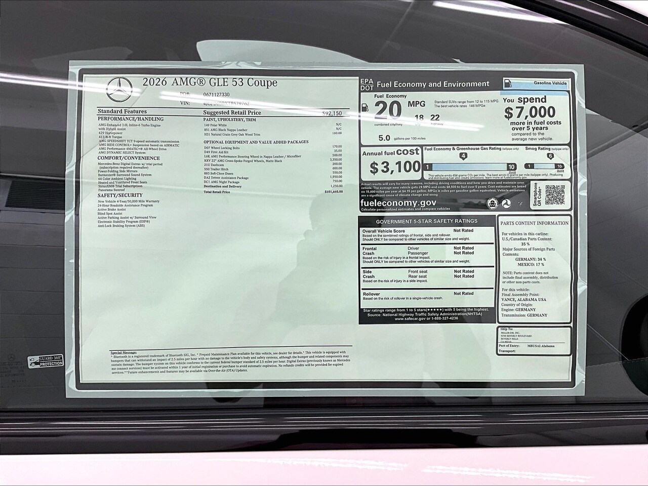2026 Mercedes-Benz AMG GLE 53 4MATIC — photo 1 of 17