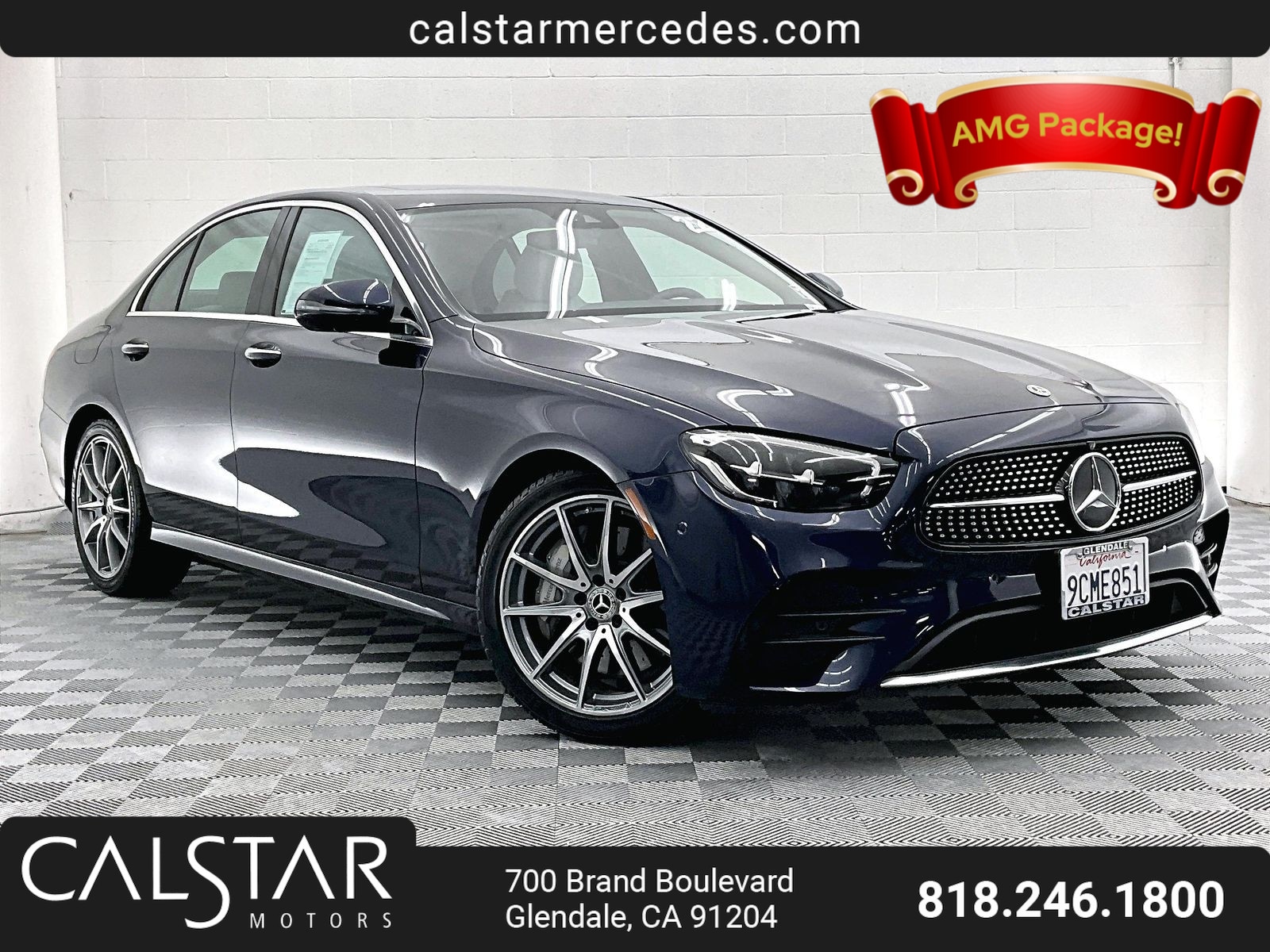 Nautical Blue 2022 Mercedes-Benz E-Class Sedan Rear-Wheel Drive 9-Speed Automatic Overdrive