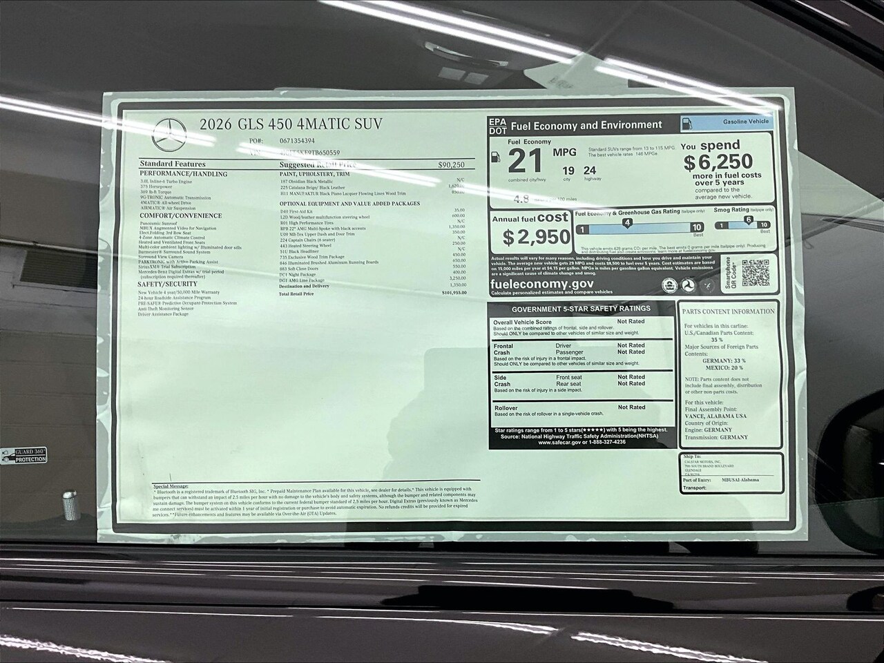 2026 Mercedes-Benz GLS 450 4MATIC — photo 1 of 17