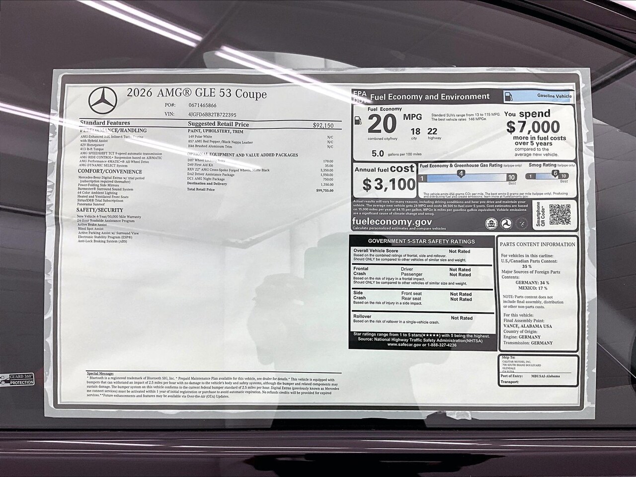 2026 Mercedes-Benz AMG GLE 53 4MATIC — photo 1 of 17