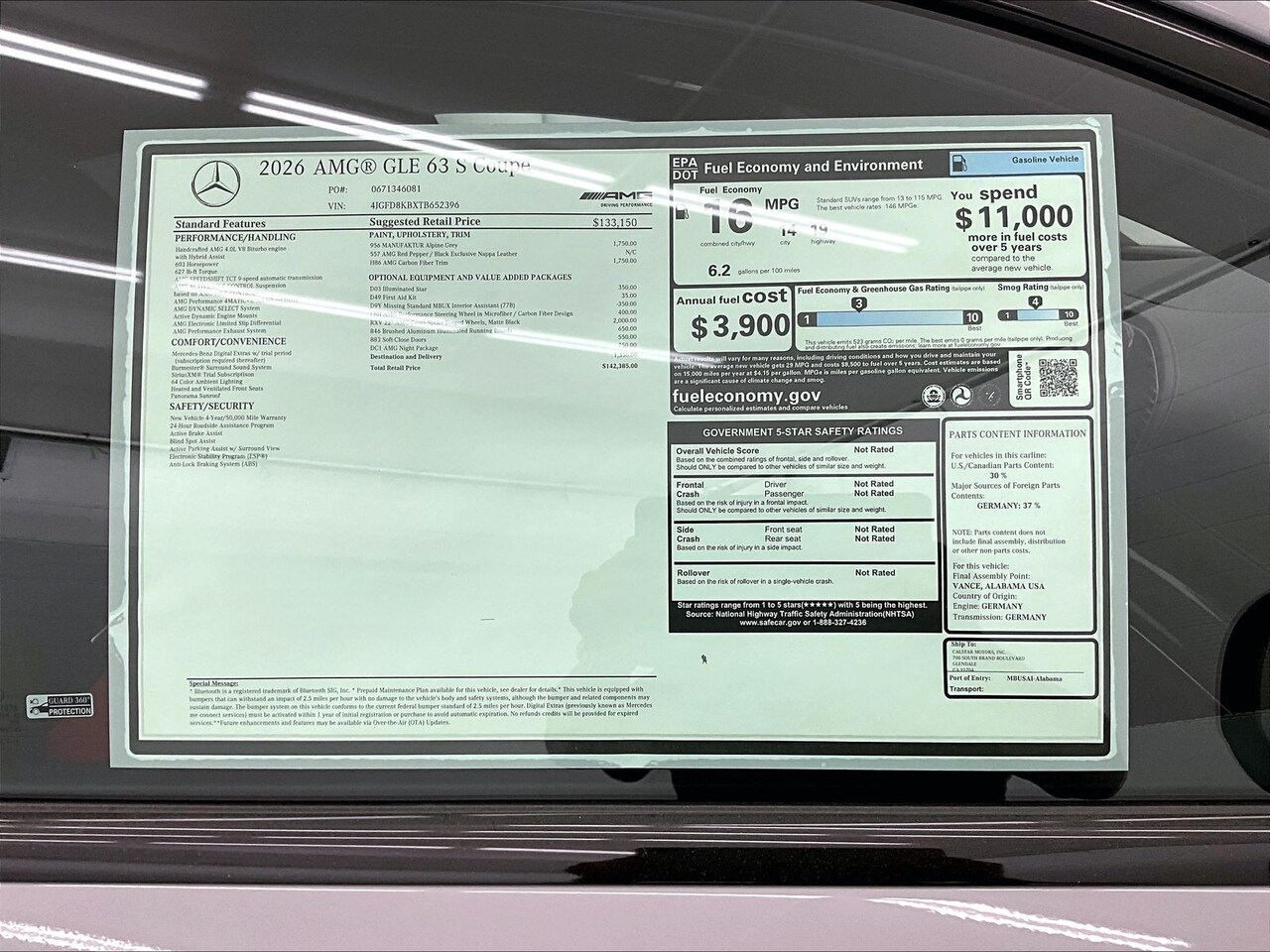 2026 Mercedes-Benz AMG GLE 63 S — photo 1 of 17