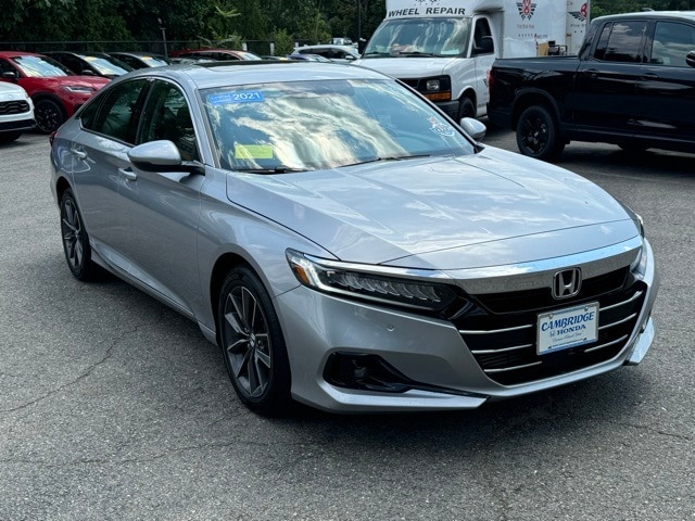 Used 2021 Honda Accord EX-L with VIN 1HGCV1F58MA018982 for sale in Cambridge, MA