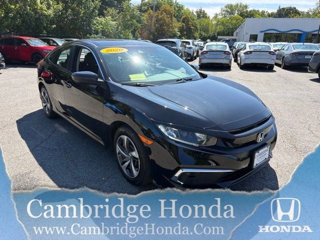 Used 2020 Honda Civic LX with VIN 2HGFC2F60LH519818 for sale in Cambridge, MA