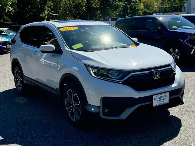 Used 2021 Honda CR-V EX with VIN 2HKRW2H55MH645401 for sale in Cambridge, MA