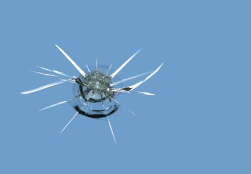 Windshield rock chip