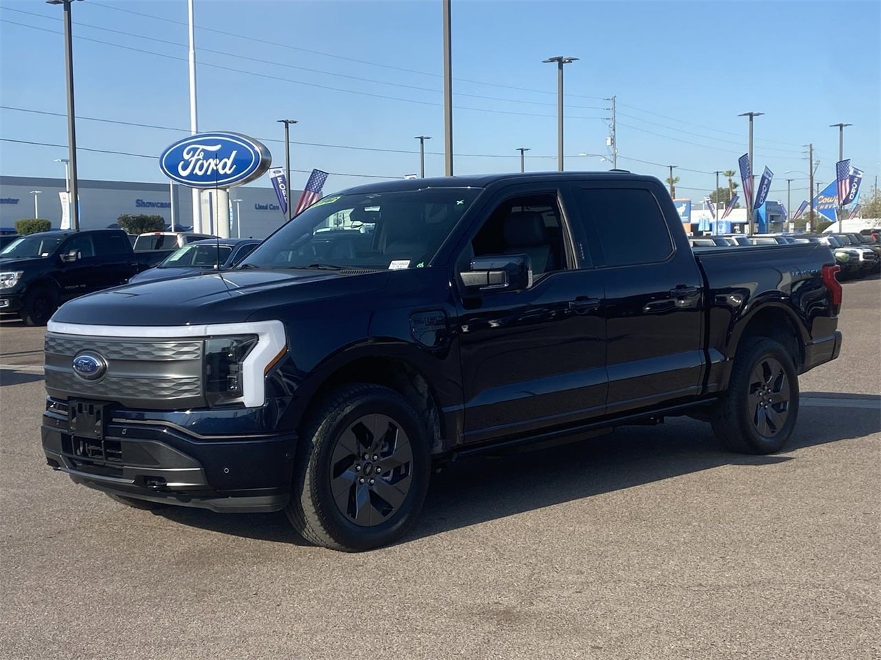 Used 2023 Ford F-150 Lightning Lariat with VIN 1FTVW1EVXPWG07593 for sale in Phoenix, AZ