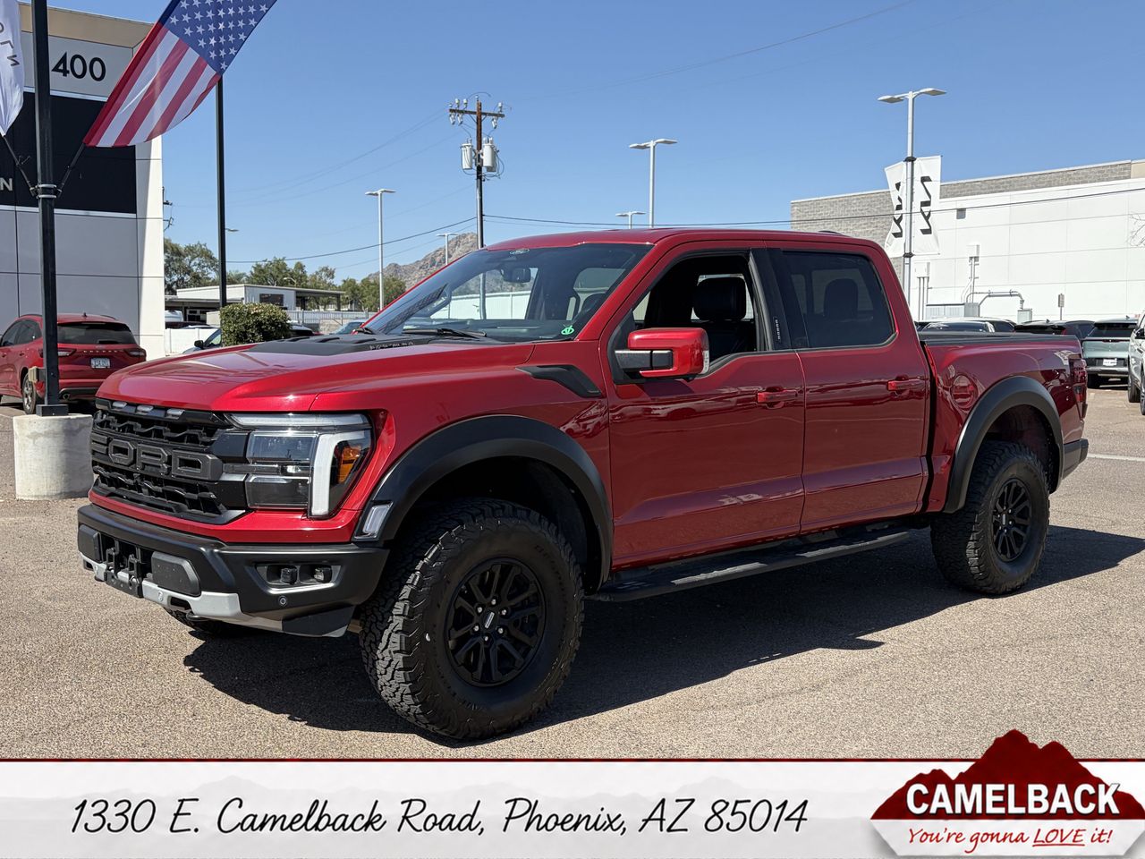 Rapid Red Tinted 2024 Ford F-150 Pickup Truck Four-Wheel Drive Automatic
